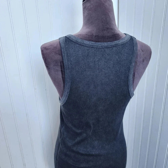 ALMOST FAMOUS Womens Gray Sleeveless Knee Length Sweater Dress S/M - Picture 7 of 12